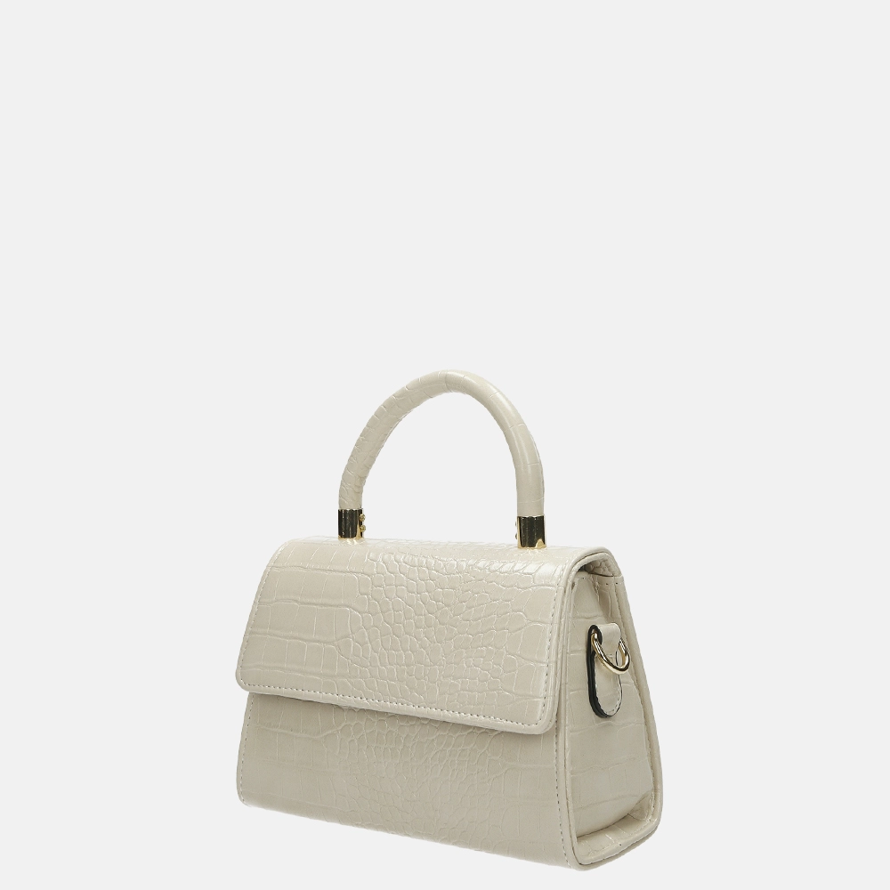 Firenze crossbody tas croco beige bij Duifhuizen
