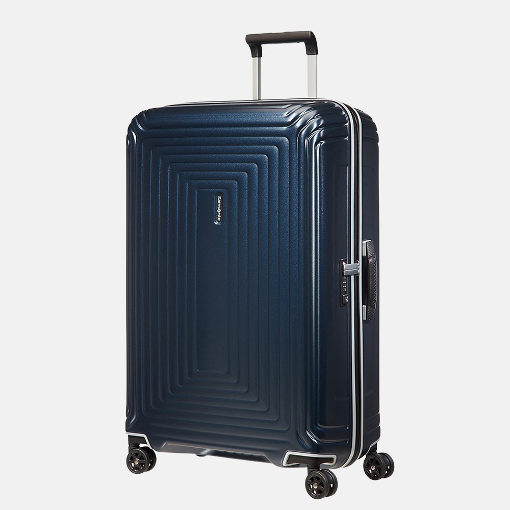 Samsonite Neopulse DLX spinner 75 cm matte midnight blue bij Duifhuizen