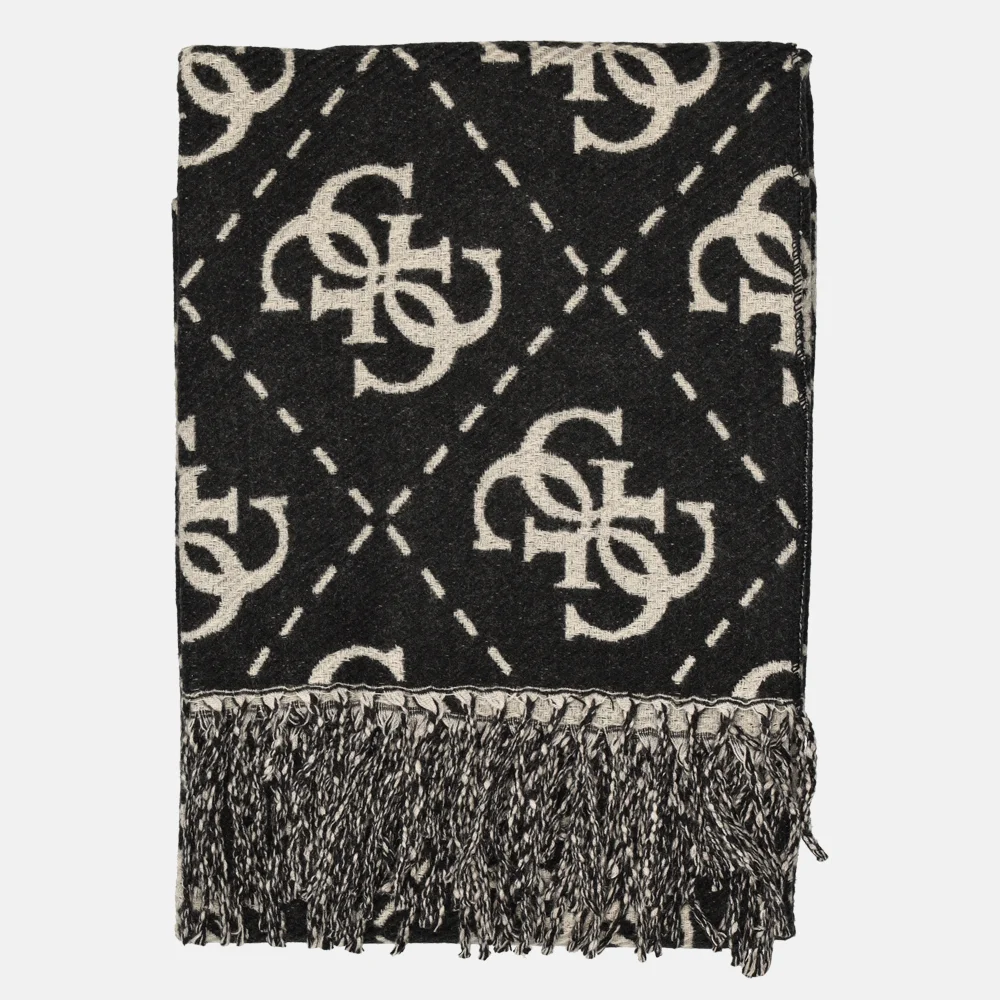 Guess sjaal black logo