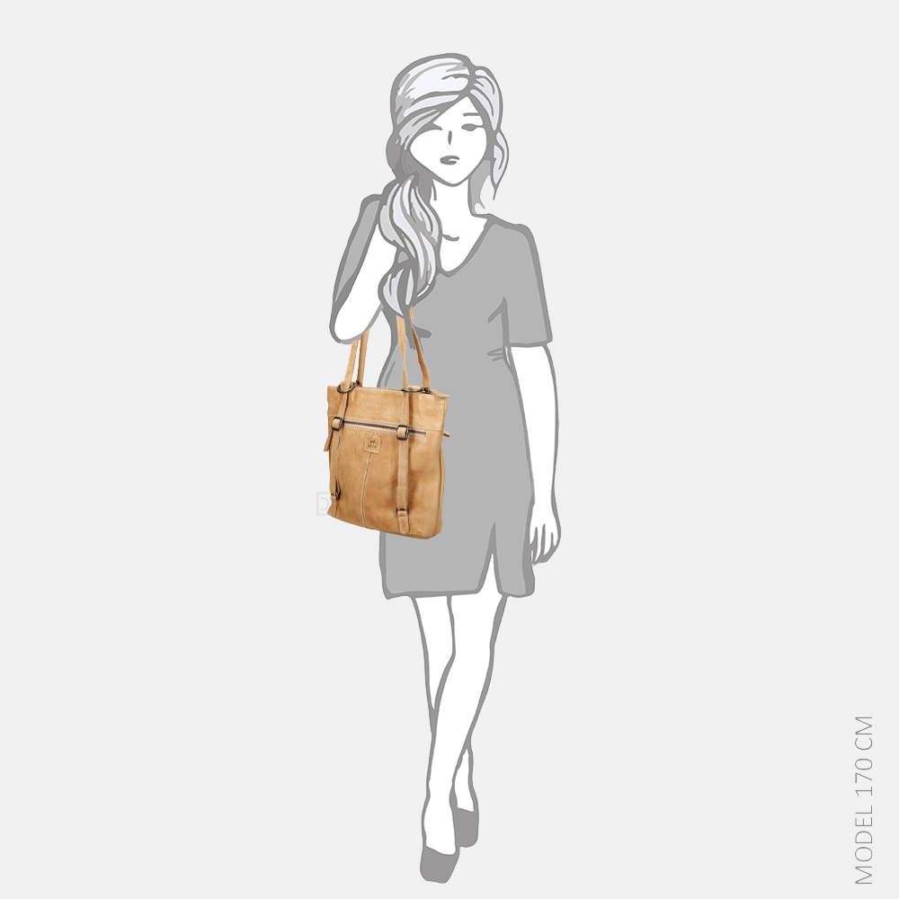 Bear Design shopper/rugzak baltic beige bij Duifhuizen