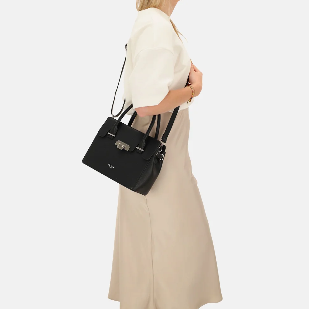 Charm London Soho handtas classic S zwart bij Duifhuizen