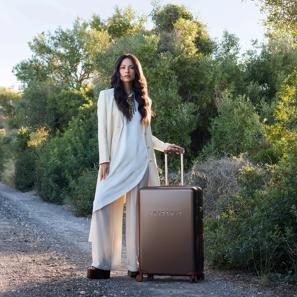 SUITSUIT Fab Seventies Special Edition reiskoffer 76 cm chocolate brown bij Duifhuizen