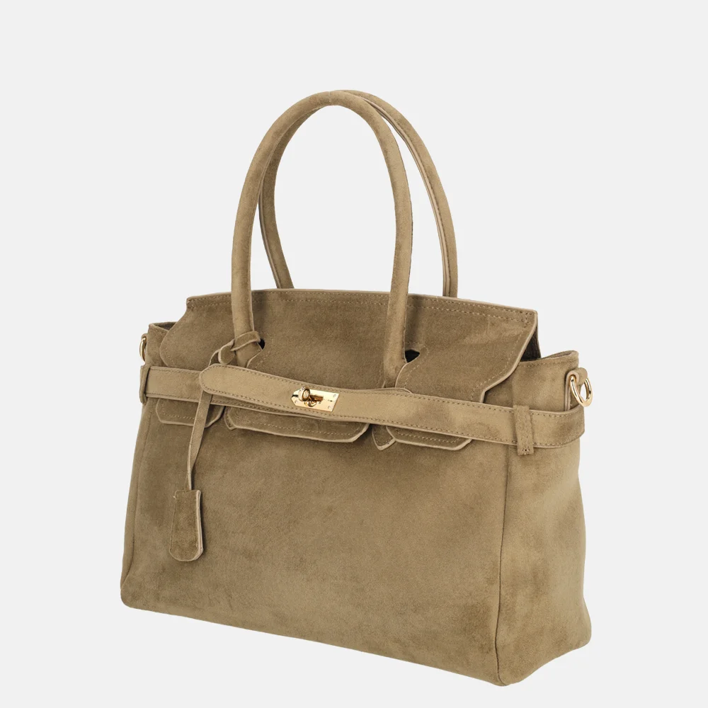 Firenze handtas taupe bij Duifhuizen
