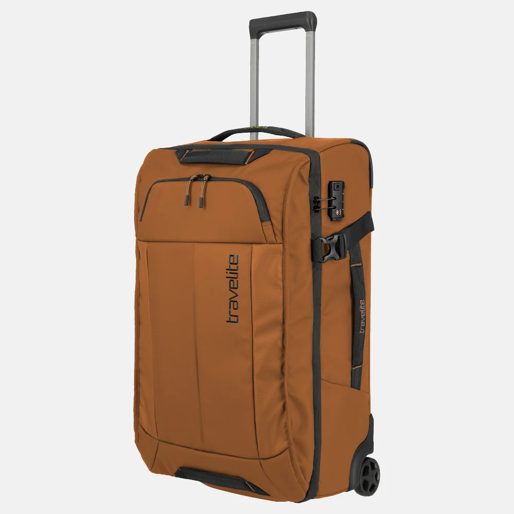 Travelite Briize reistas op wielen 67 cm curry bij Duifhuizen