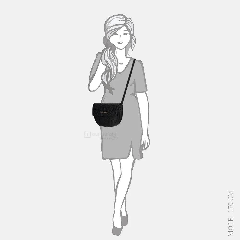 Valentino Bags Pansy crossbody tas nero bij Duifhuizen