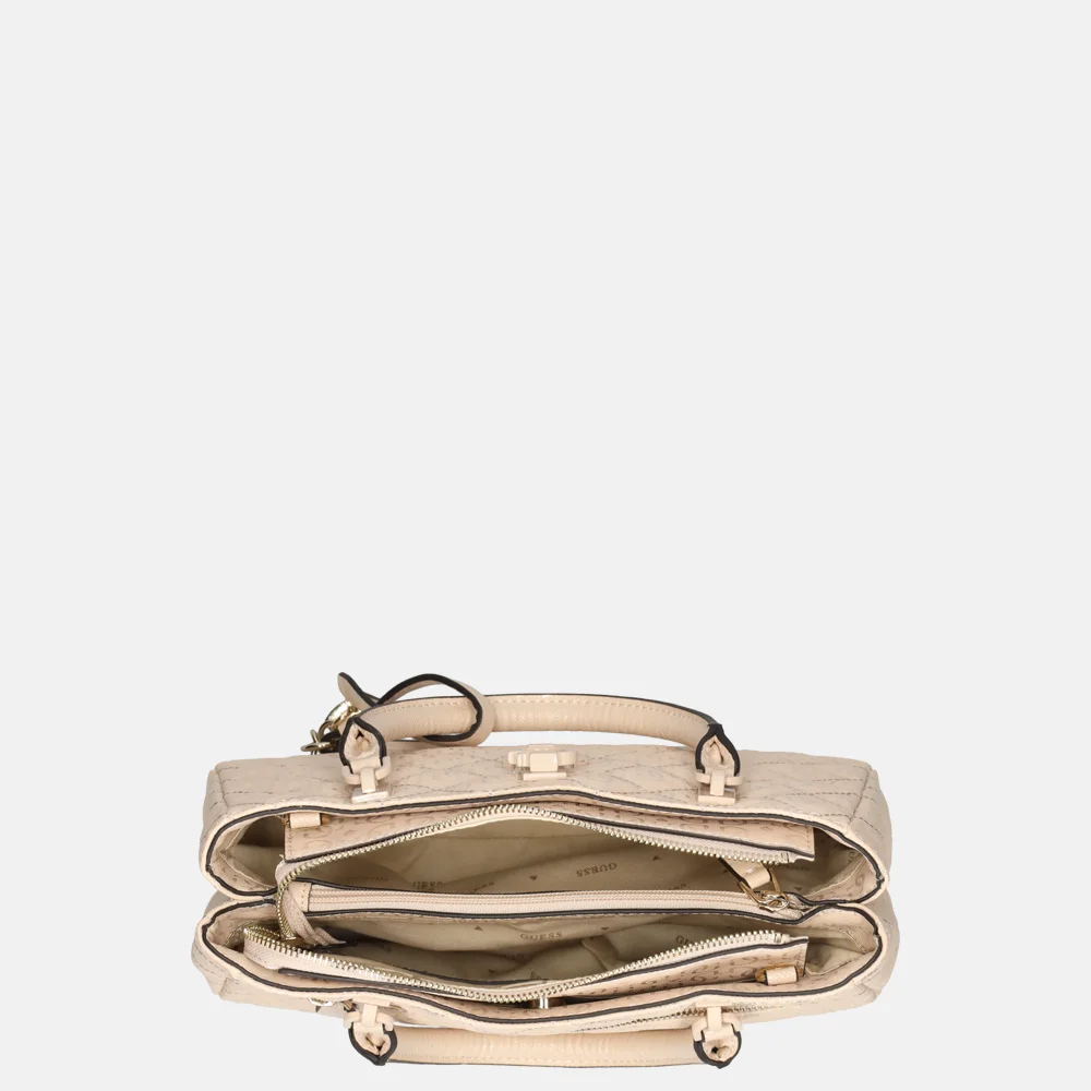 Guess Bessey Luxury handtas sand bij Duifhuizen