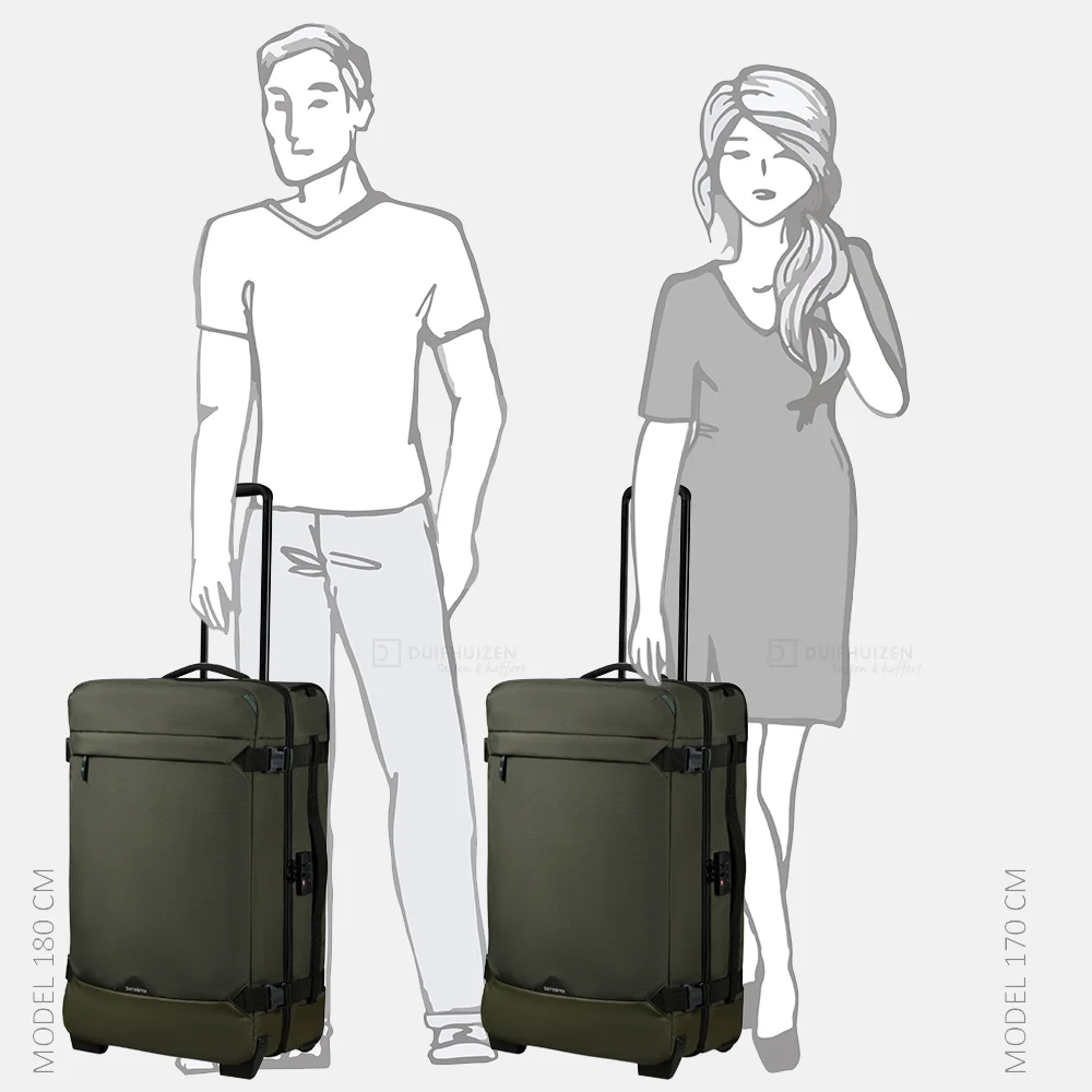 Samsonite Roadseeker reistas 68 cm dark olive bij Duifhuizen