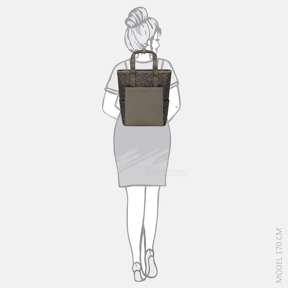 Kapten & Son Lindby Pro laptoprugzak dark brown bij Duifhuizen