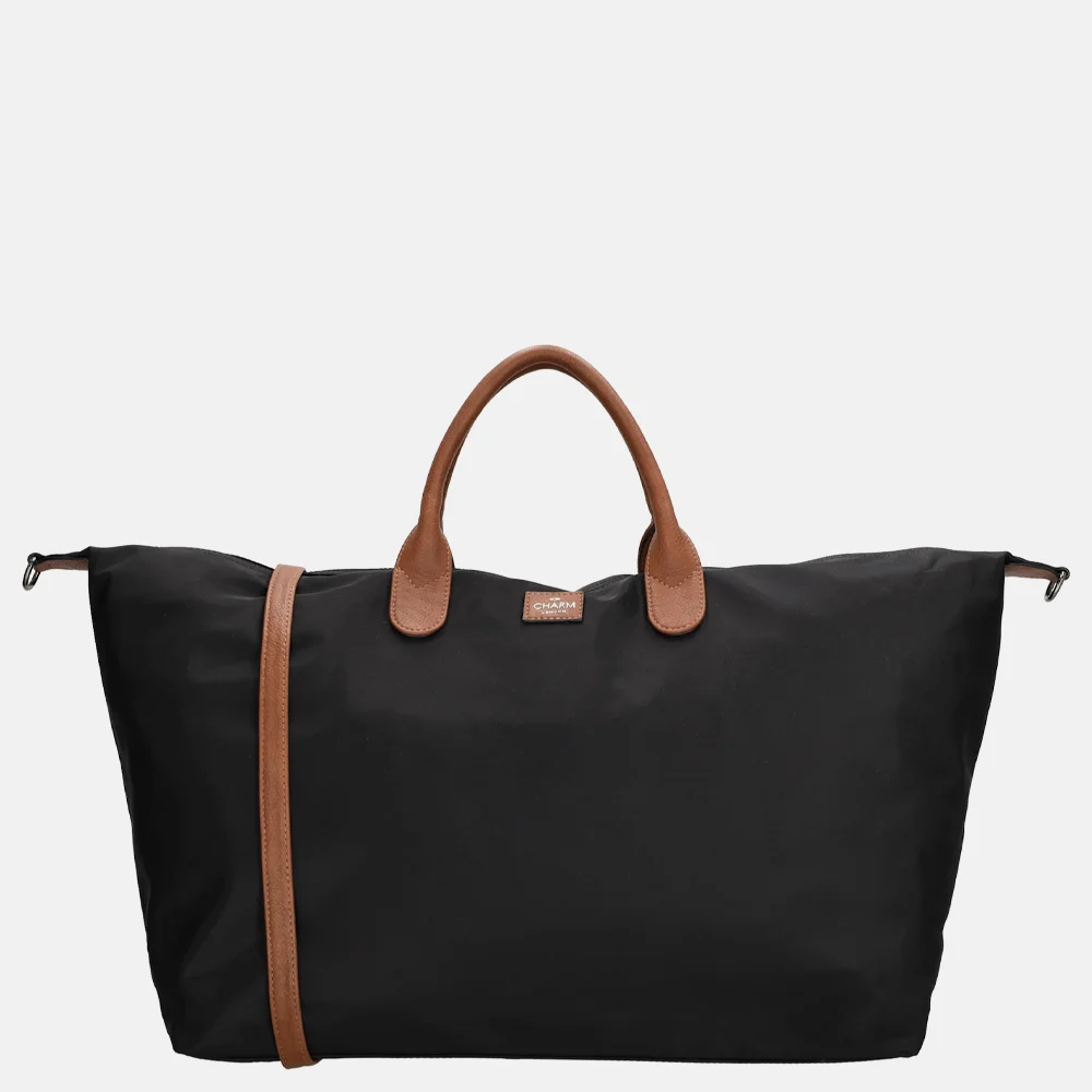 Charm London Buckingham weekendtas zwart