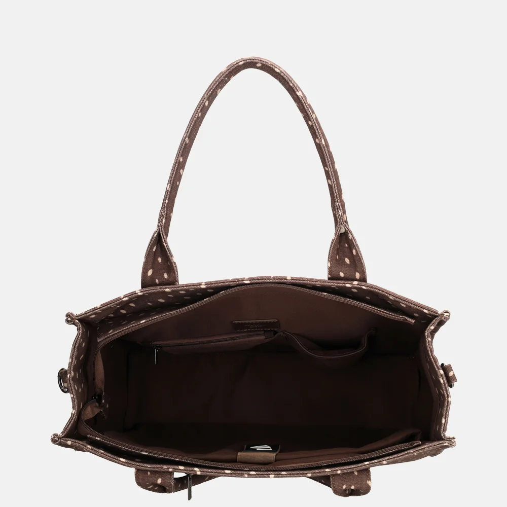 Charm London handtas met laptopvak hert bij Duifhuizen