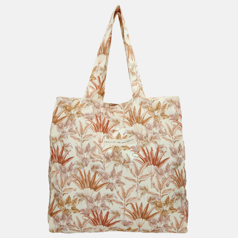 Creative Lab Amsterdam shopper terra leaves