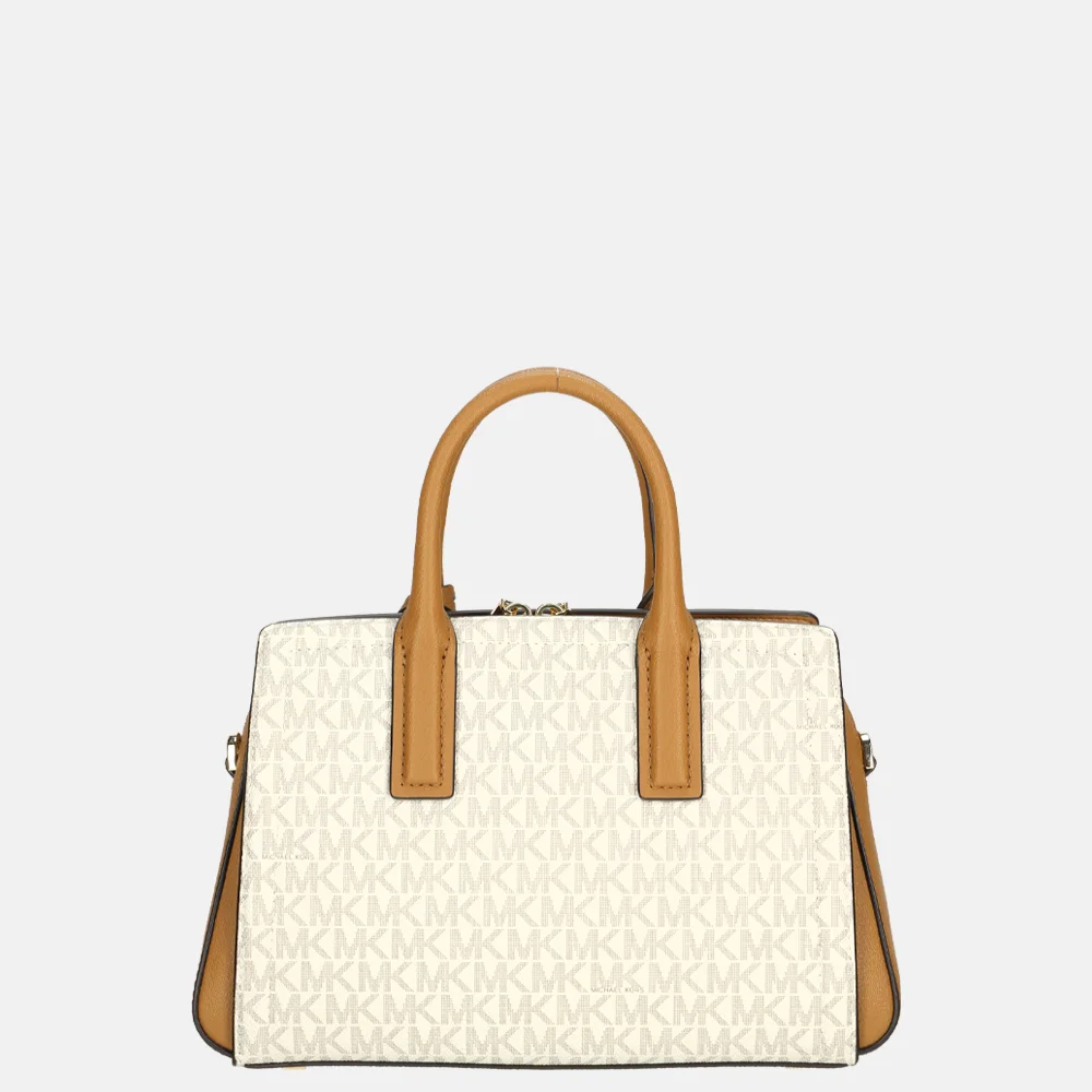 Michael Kors Laila handtas S vanilla/acorn bij Duifhuizen