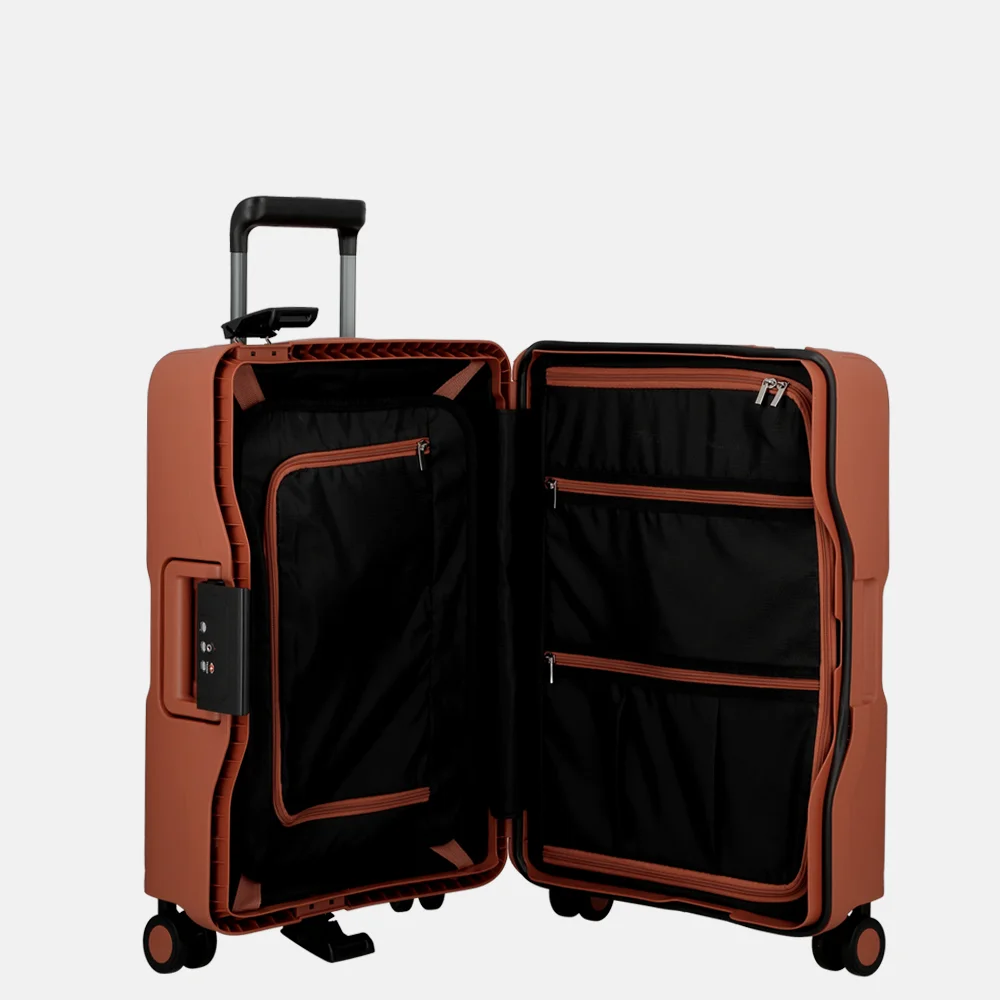 Jump MAxlock handbagage koffer 55 cm brique bij Duifhuizen