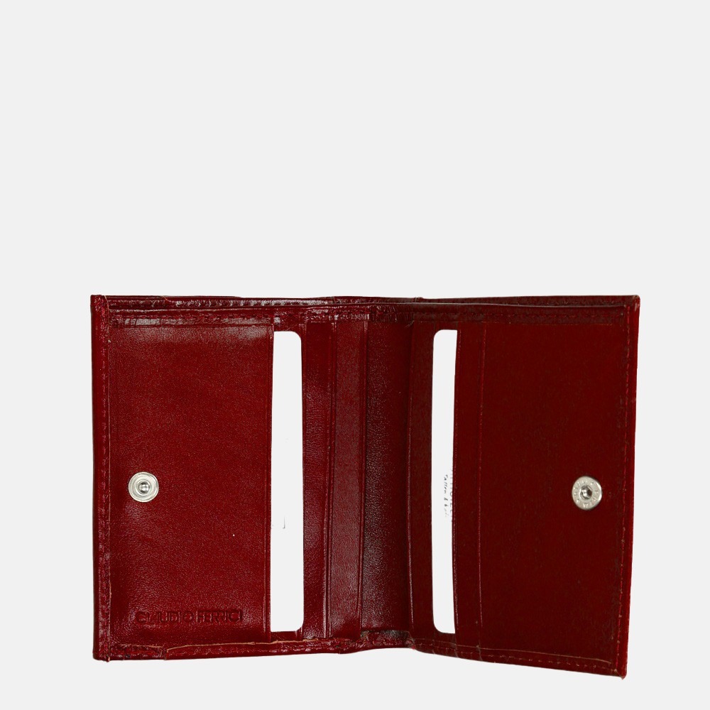 Claudio Ferrici Pelle Vecchia portemonnee S red bij Duifhuizen