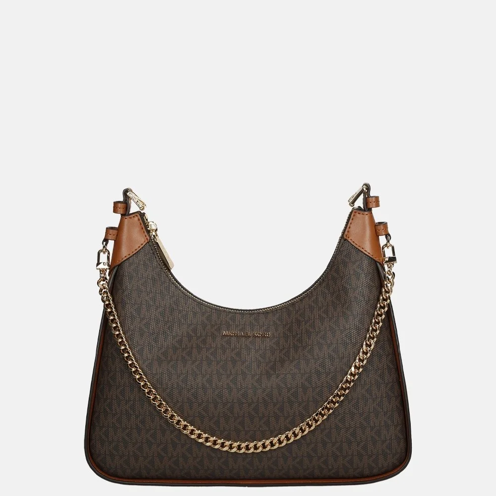 Michael Kors Wilma schoudertas M brown/acorn bij Duifhuizen