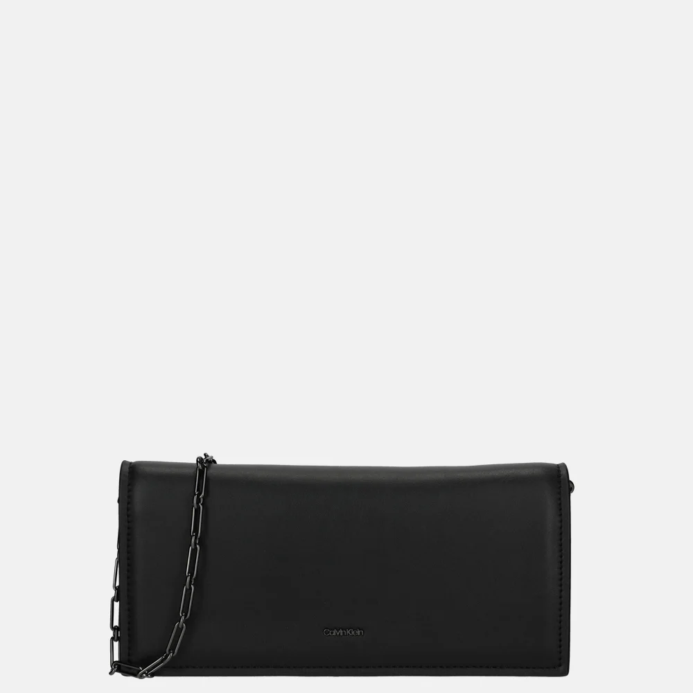 Calvin Klein Glow chain clutch black