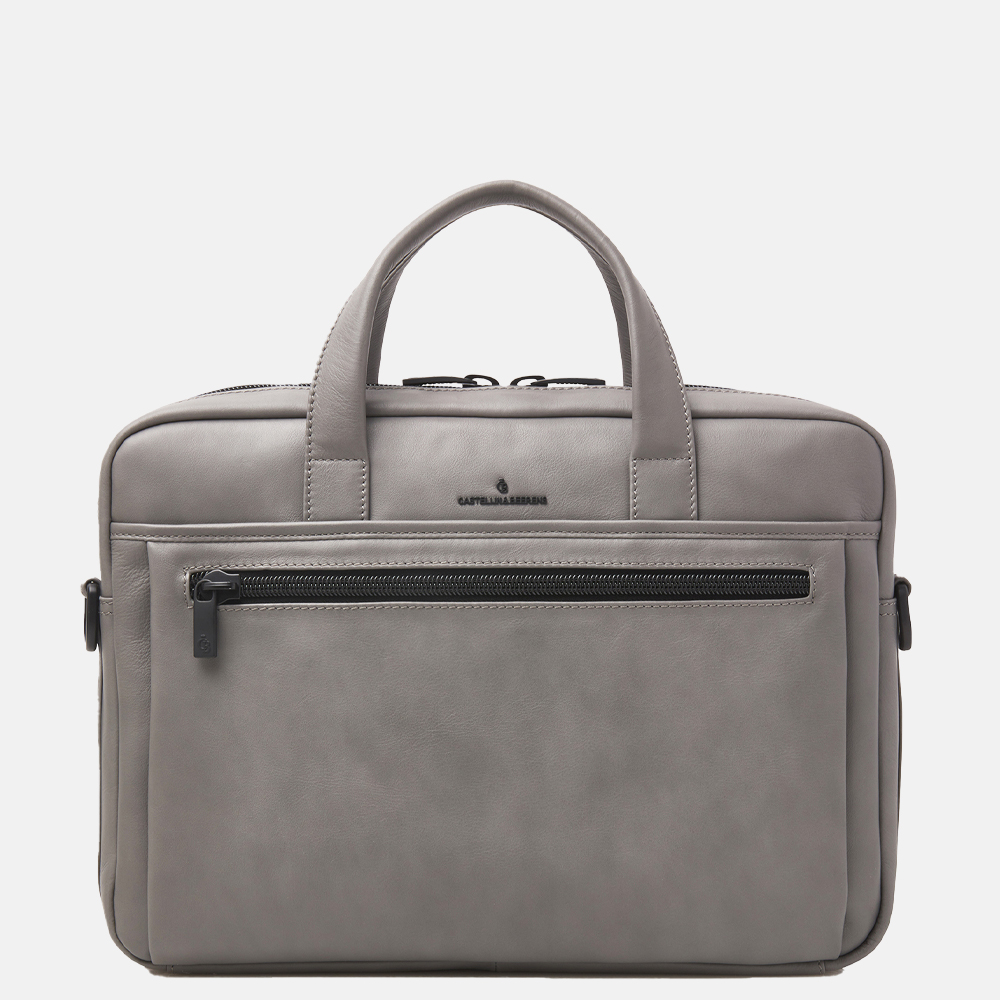 Castelijn & Beerens Charlie laptoptas 15 inch grey bij Duifhuizen