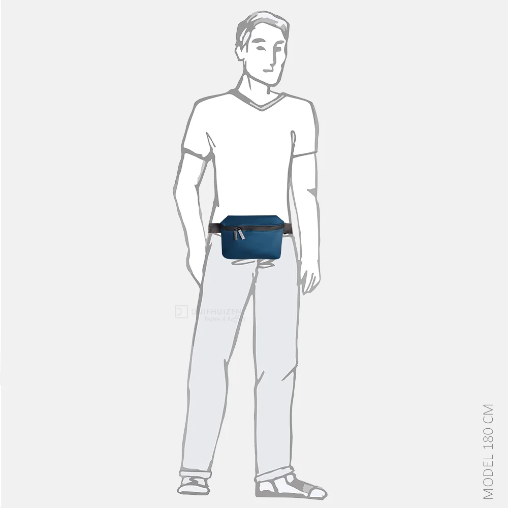 Frenky bumbag /crossbody tas blauw bij Duifhuizen