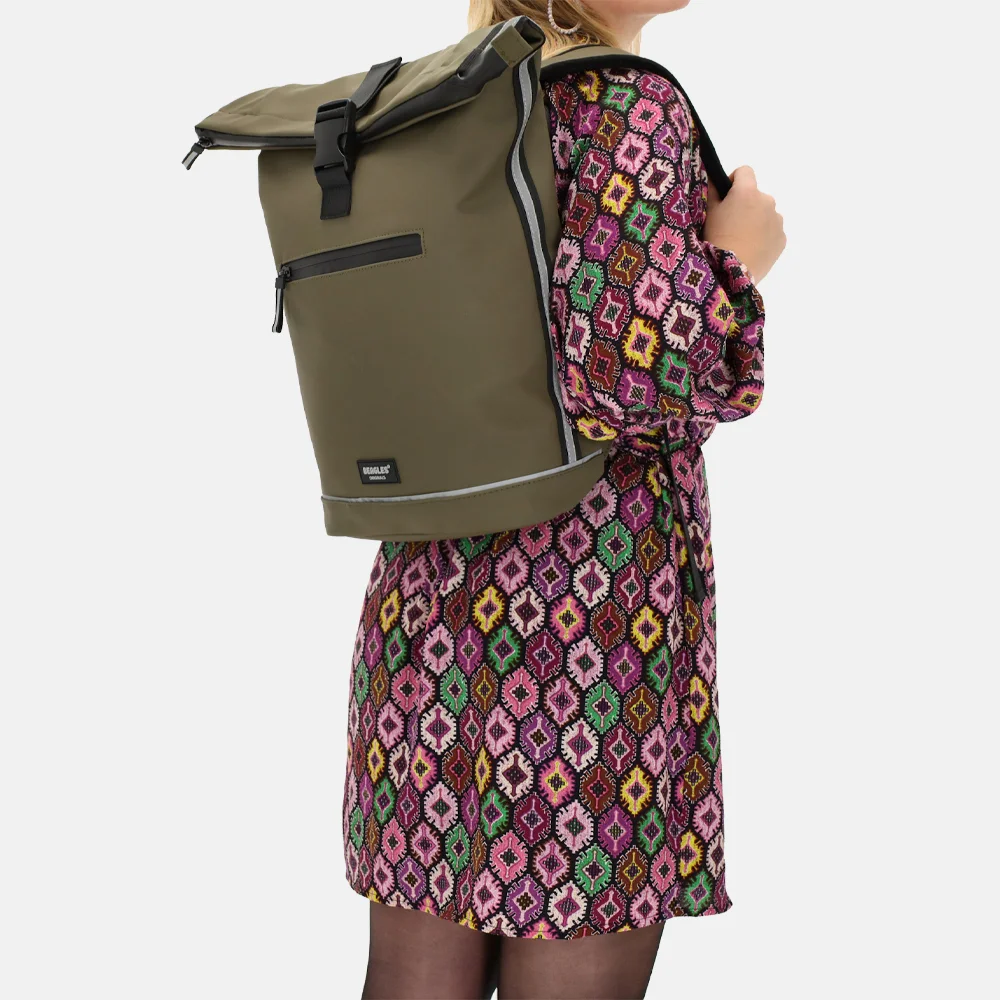 Beagles fietstas olijfgroen bij Duifhuizen