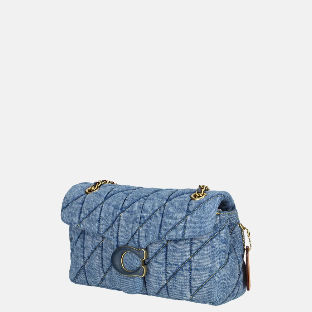 Coach Tabby Quilted schoudertas 26' denim indigo bij Duifhuizen