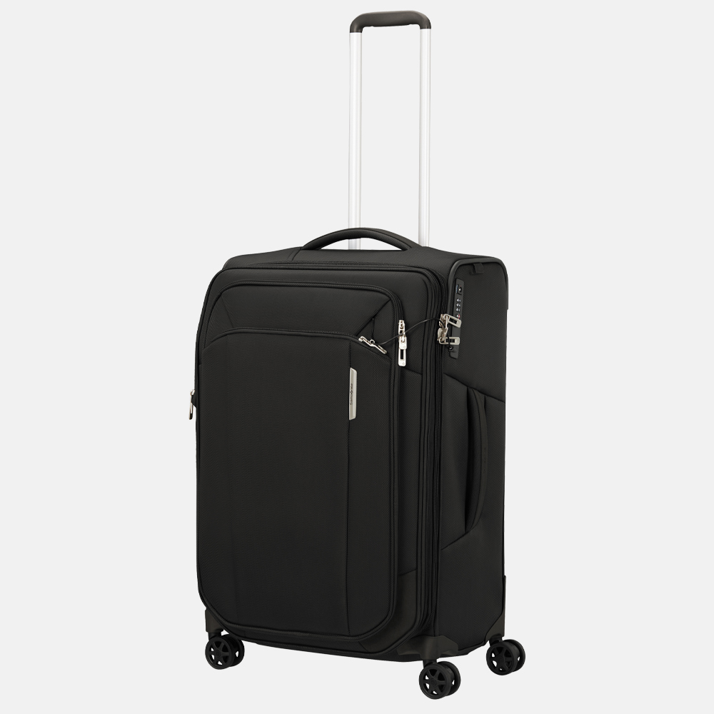 Samsonite Respark koffer 67 cm ozone black bij Duifhuizen