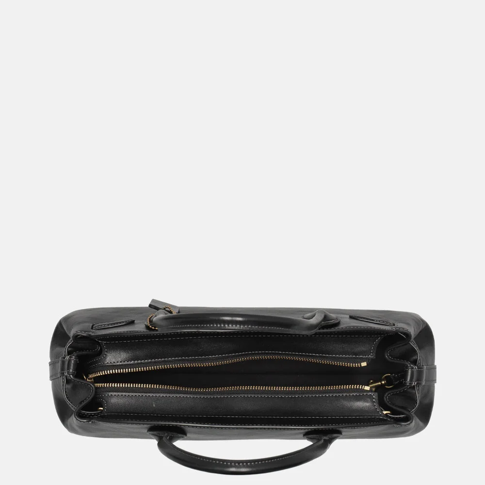 Coach Glazed Empire Carryall 34 schoudertas black bij Duifhuizen