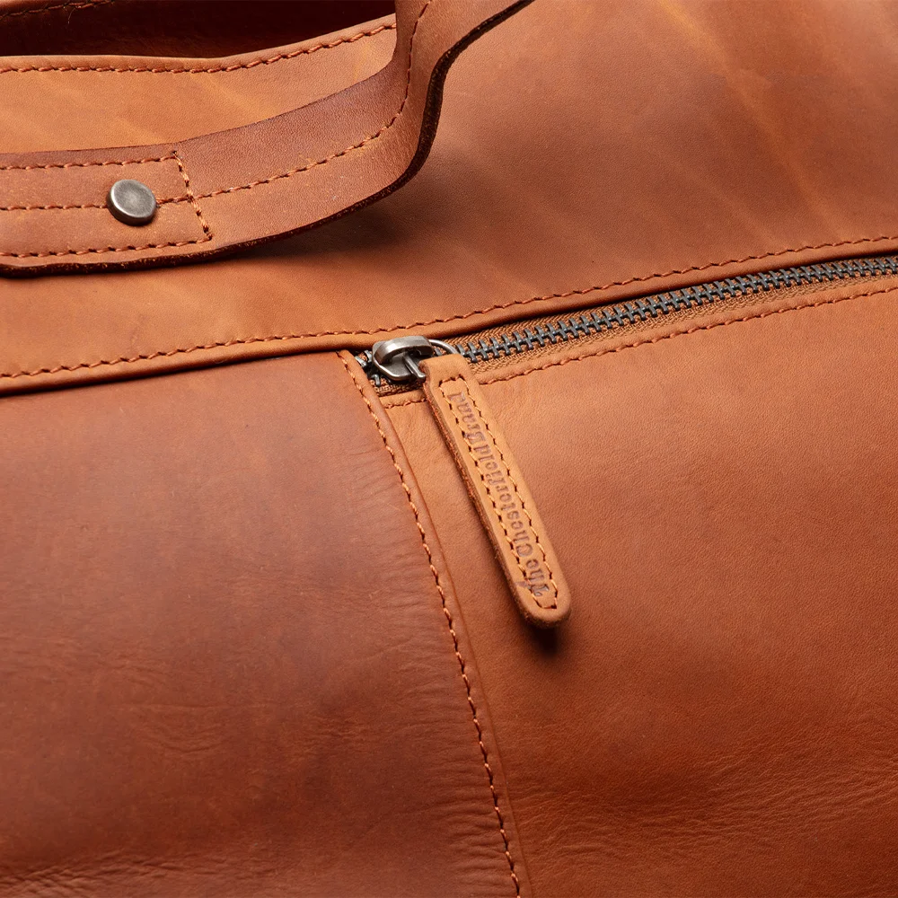 Chesterfield Mark weekendtas cognac bij Duifhuizen