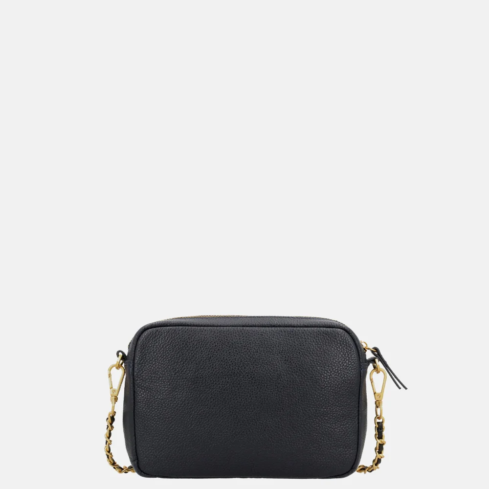 Loulou Essentiels Emilie crossbody tas dark blue bij Duifhuizen