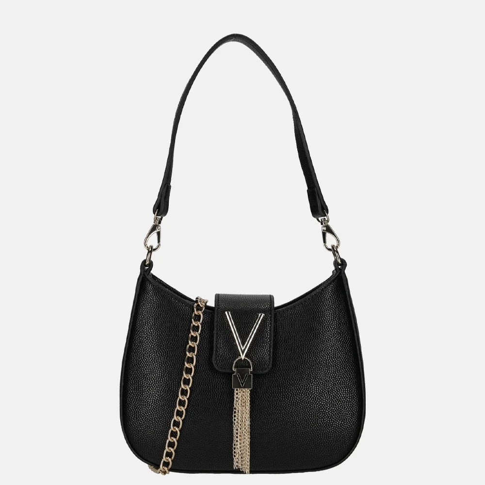 Valentino Bags Divina schoudertas nero/gold