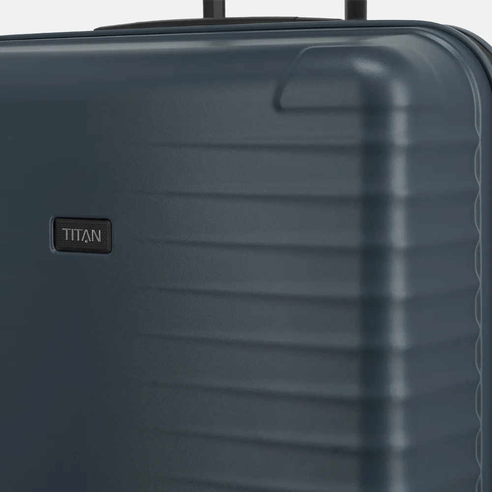 Titan Upgrade reiskoffer 75 cm midnight blue bij Duifhuizen