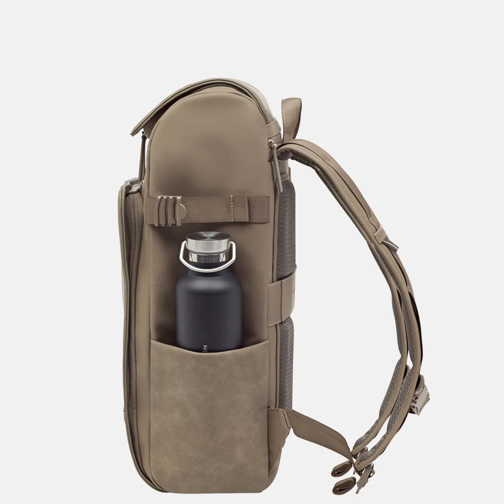 Kapten & Son Bali Pro laptoprugzak 16 inch walnut bij Duifhuizen