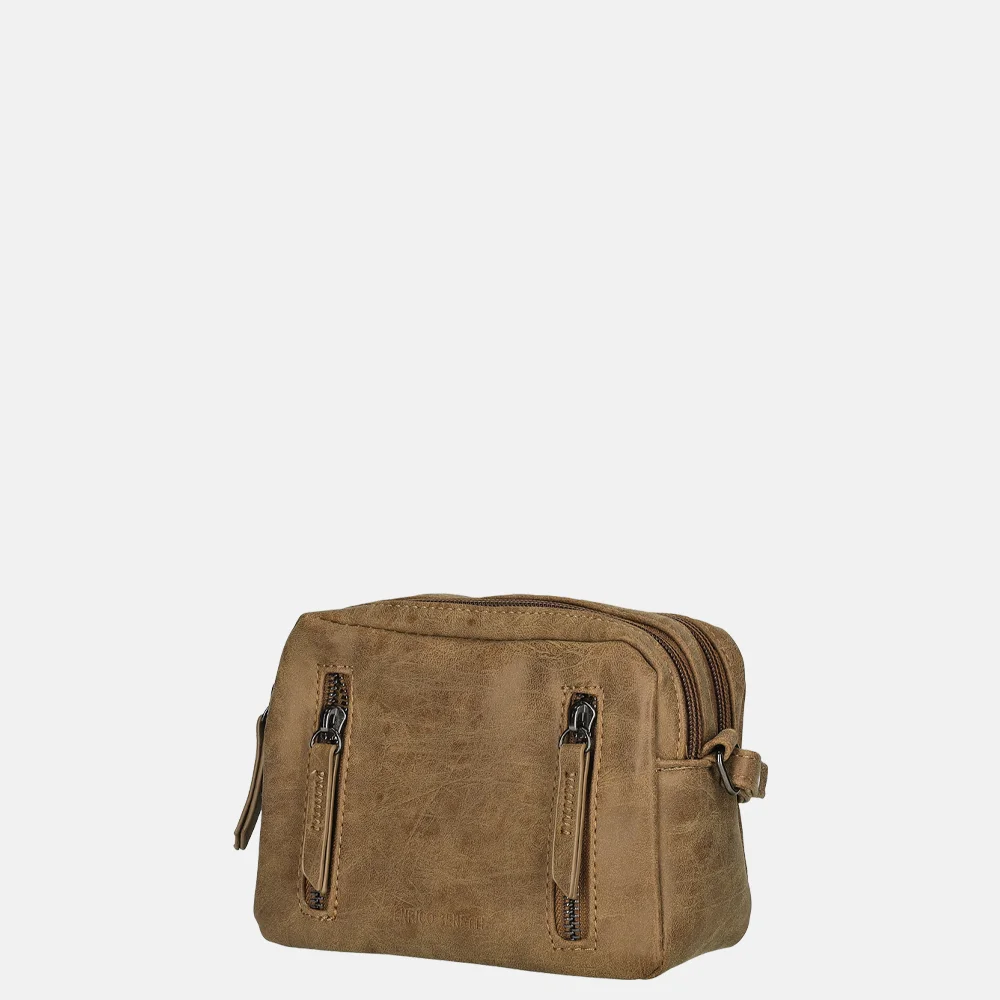Enrico Benetti Kylie crossbody tas camel bij Duifhuizen