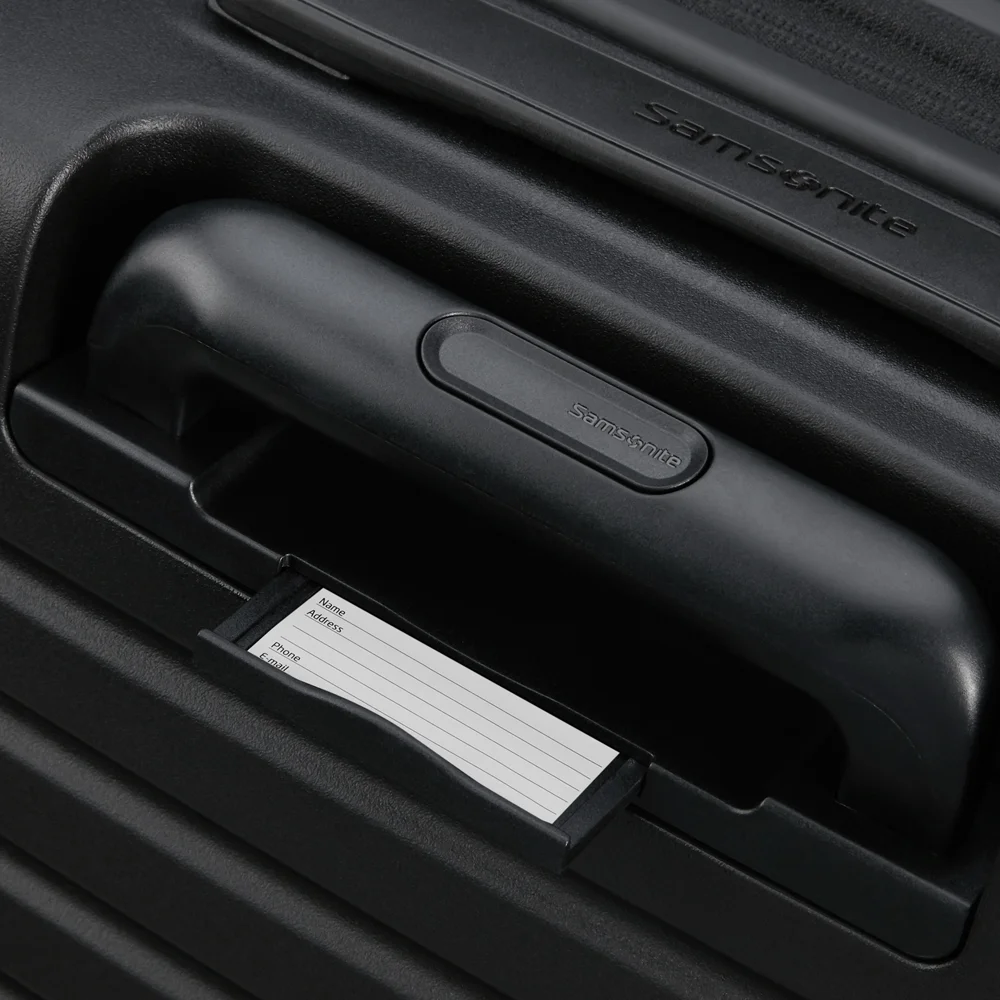 Samsonite Restackd frontpocket handbagage koffer 55 cm black bij Duifhuizen