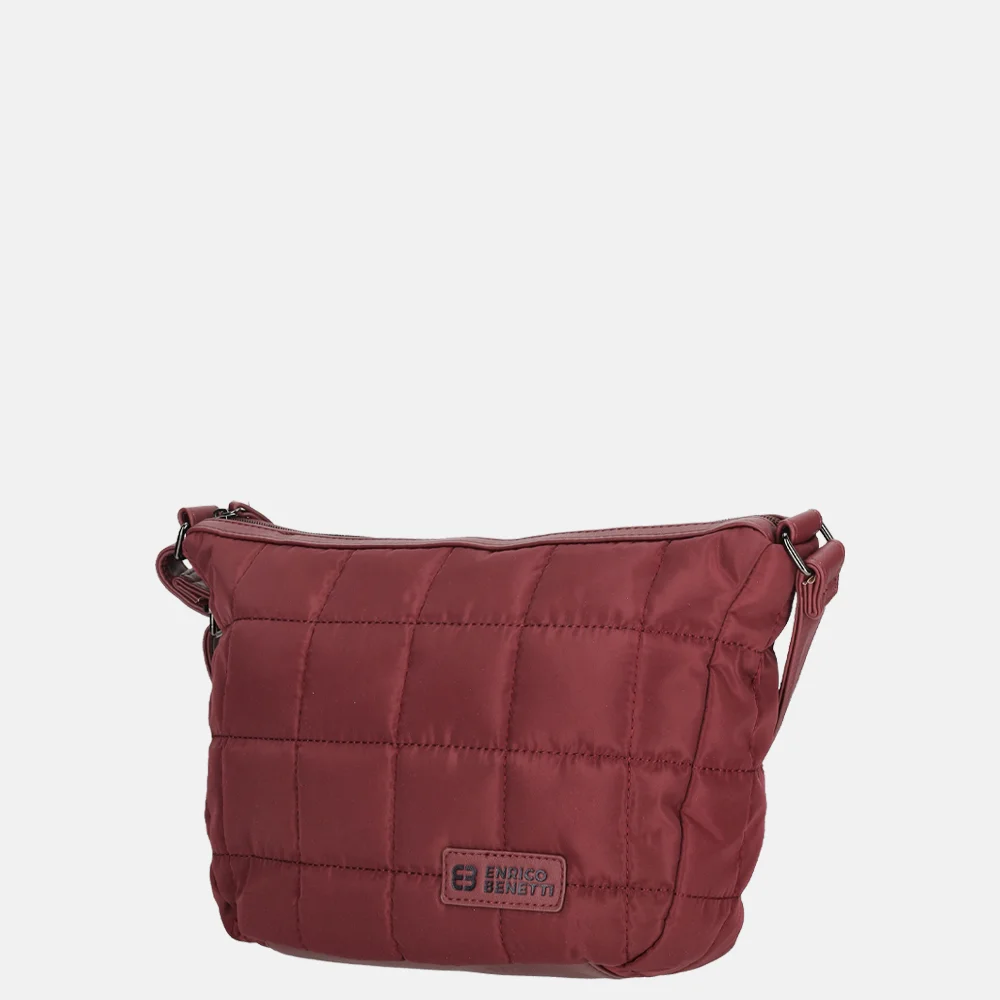 Enrico Benetti Demi crossbody tas bordeaux bij Duifhuizen