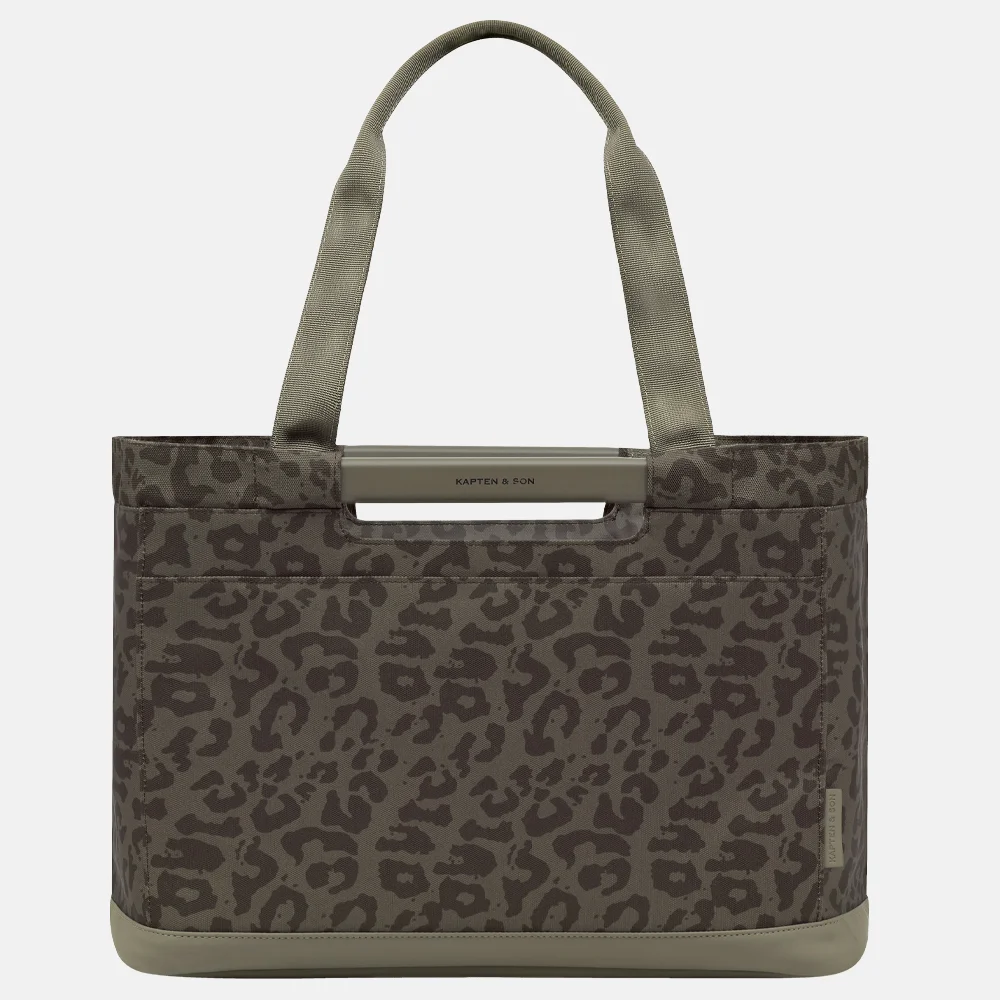 Kapten & Son Vaasa boodschappentas leopard bij Duifhuizen