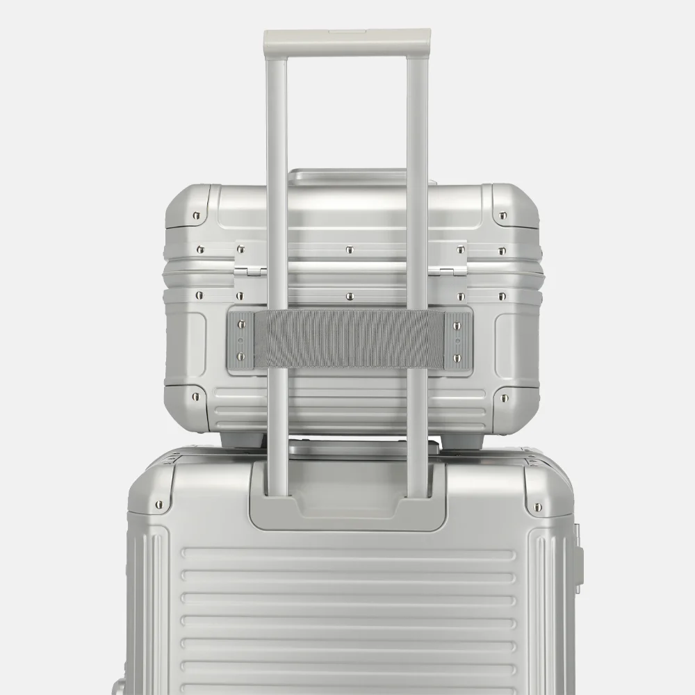 Travelite Next 2.0 beautycase silver bij Duifhuizen