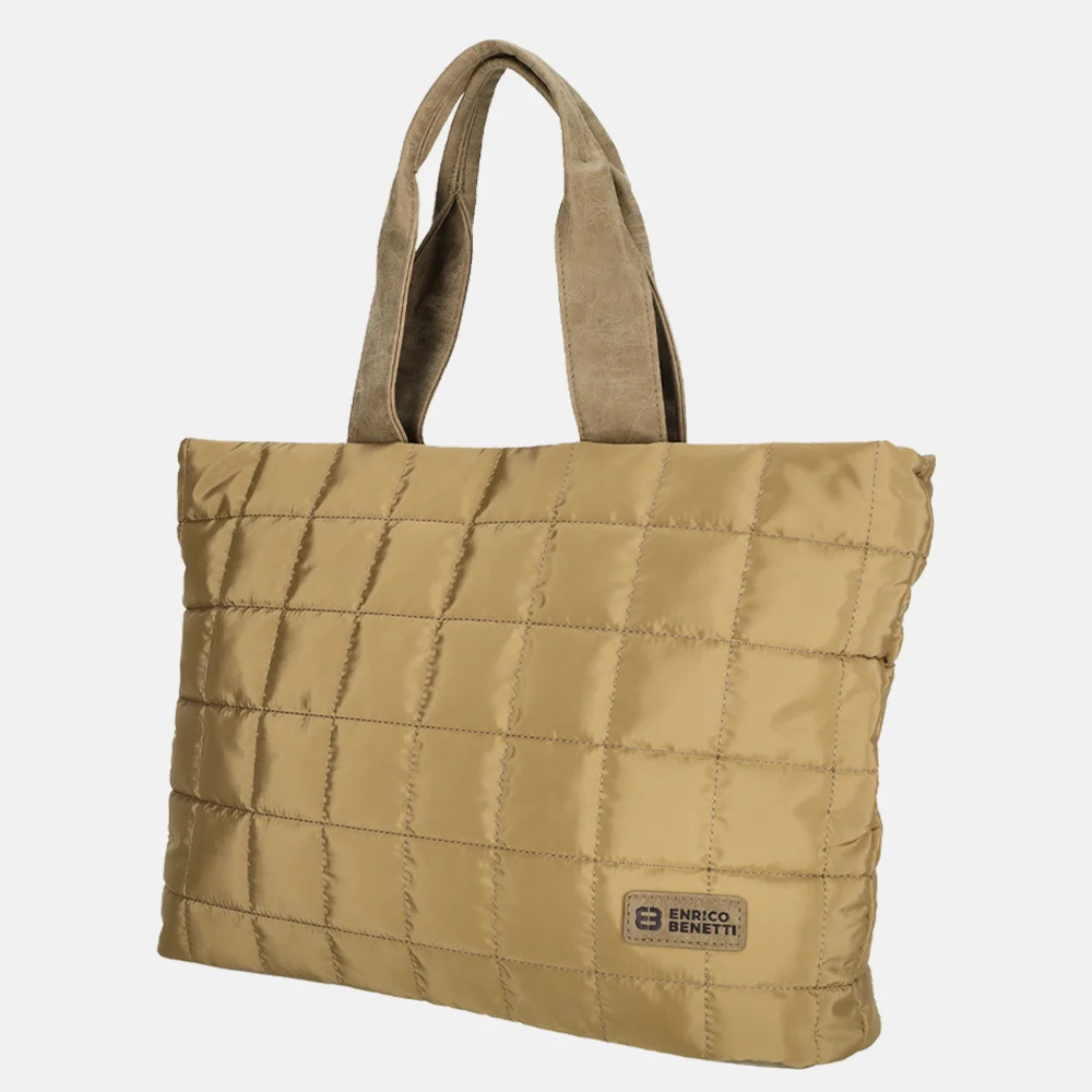 Enrico Benetti Demi shopper taupe bij Duifhuizen