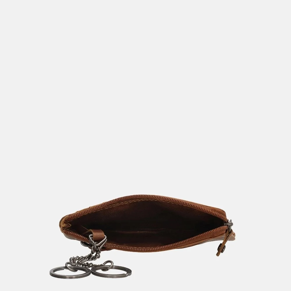 Hide & Stitches Japura sleuteletui cognac bij Duifhuizen