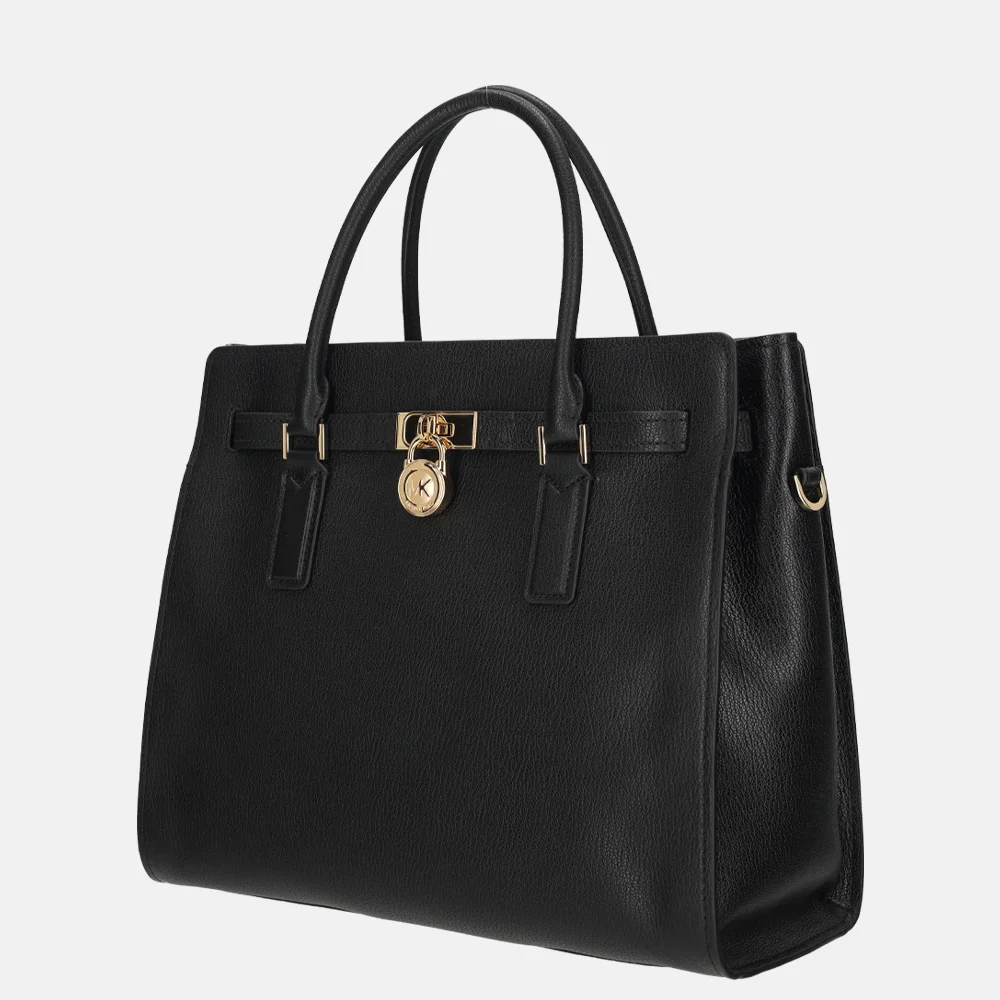 Michael Kors Hamilton handtas L black bij Duifhuizen