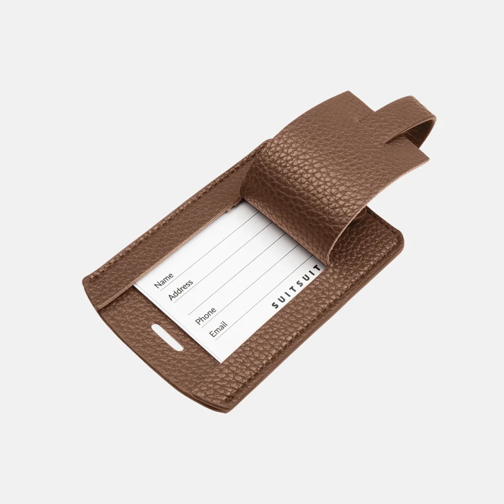 Suitsuit Fab Seventies kofferlabel rawhide bij Duifhuizen