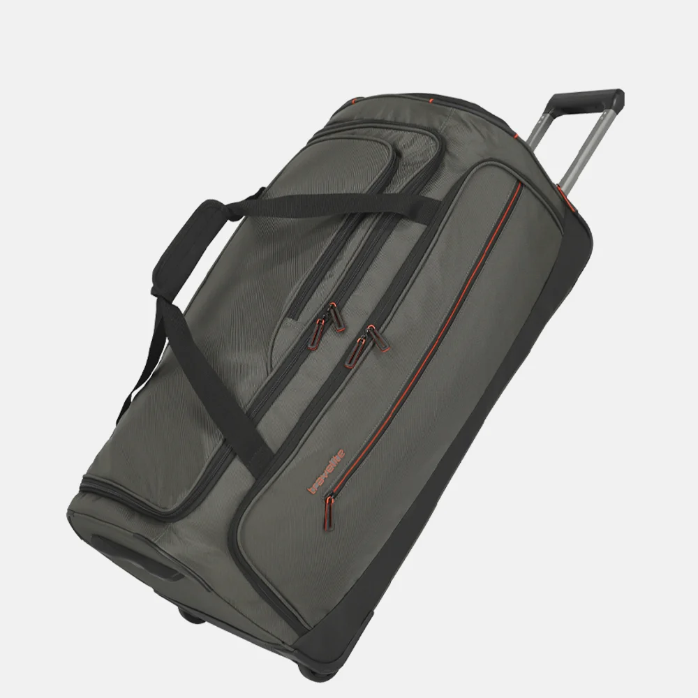 Travelite Crosslite 5.0 reistas op wielen L dark olive bij Duifhuizen