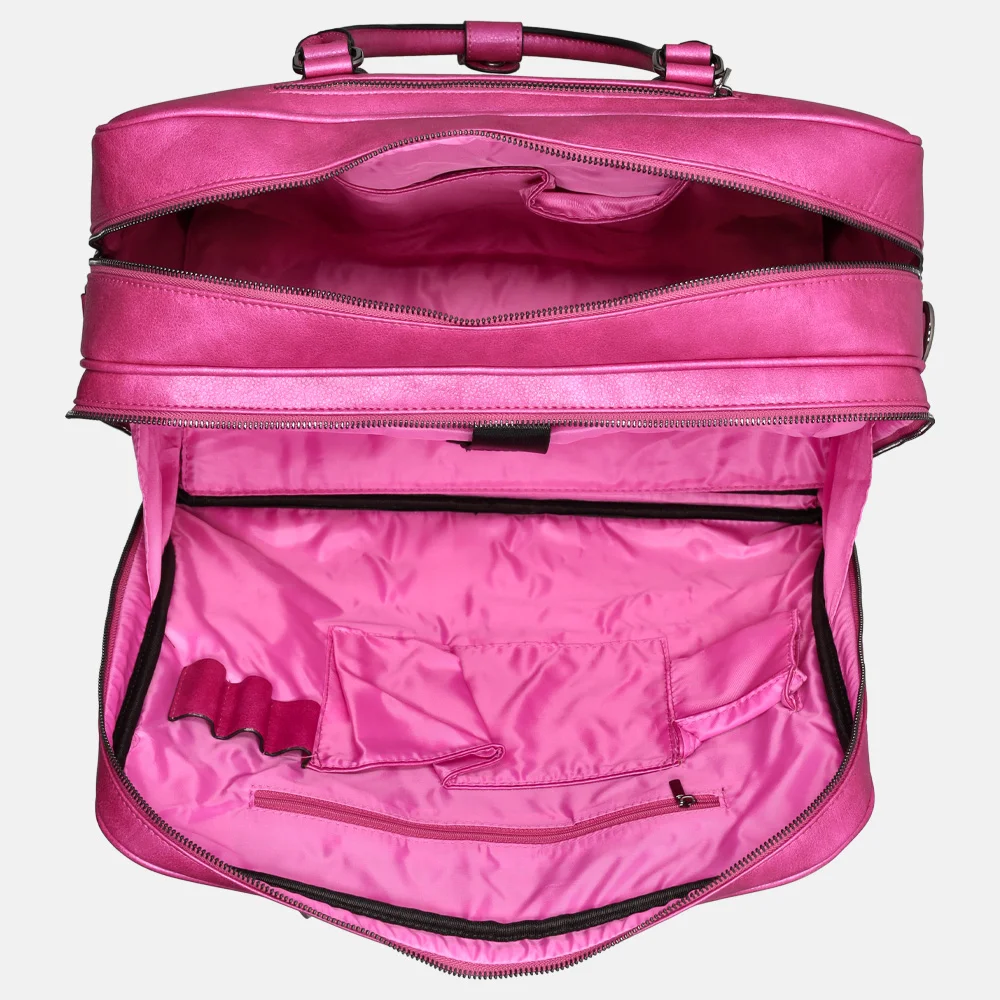Olivia Lauren Bailey business trolley fuchsia bij Duifhuizen