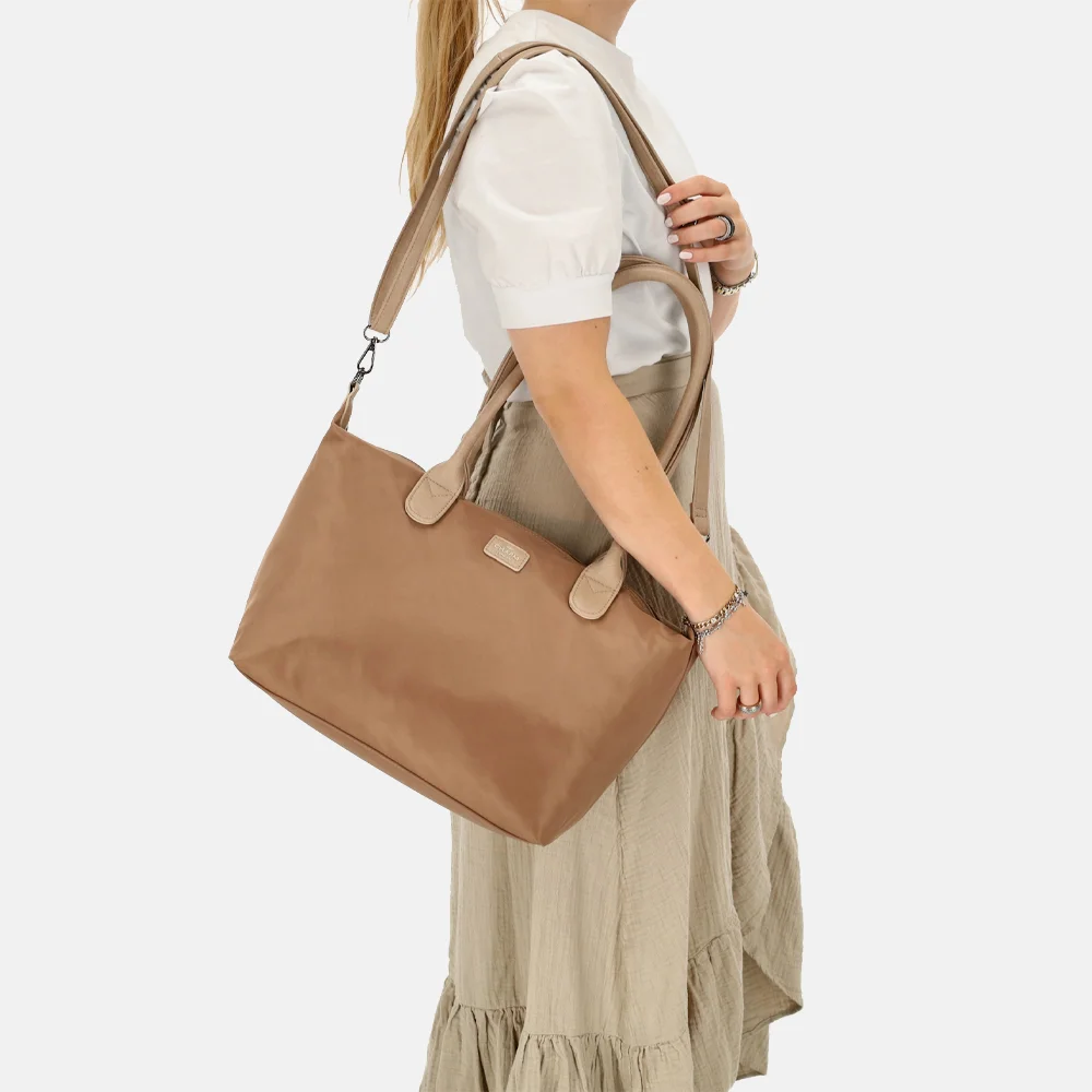 Charm London Buckingham Mono shopper M lichttaupe bij Duifhuizen