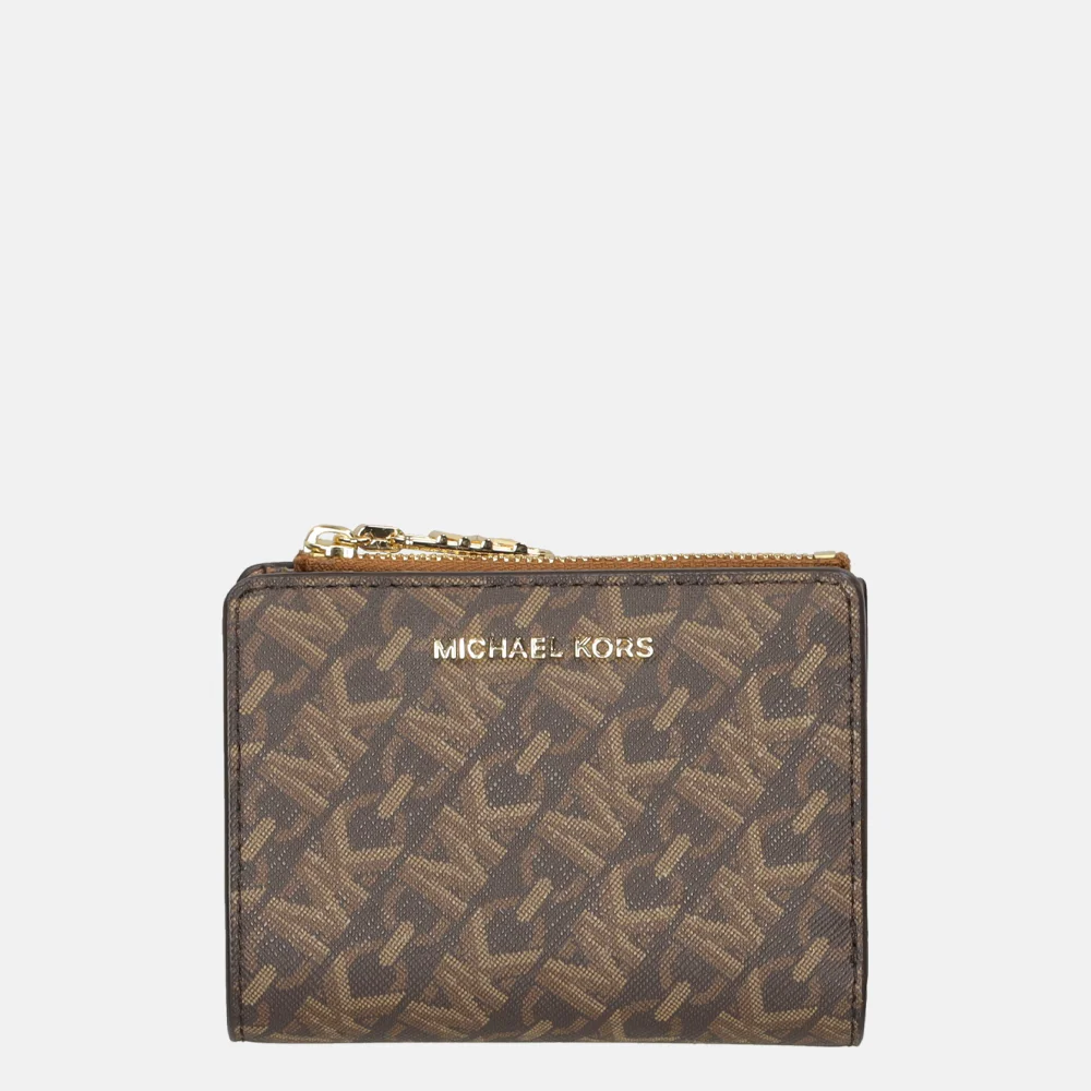 Michael Kors Empire portemonnee brown/luggage bij Duifhuizen