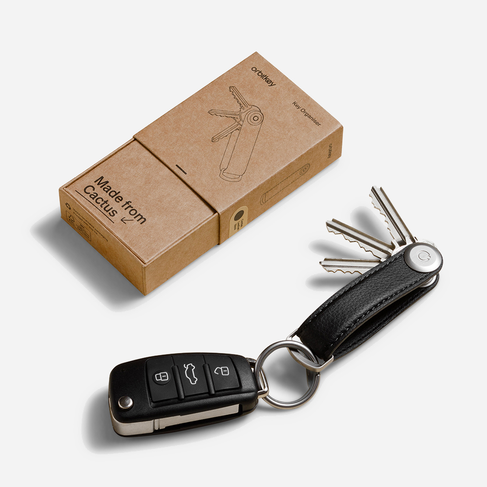 Orbitkey Key Organizer 2.0 Cactus black bij Duifhuizen