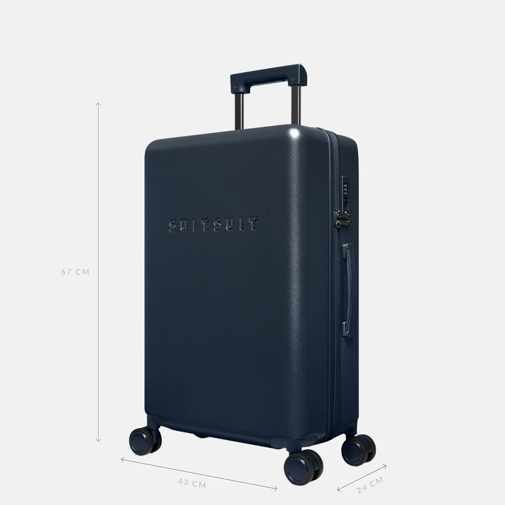 Suitsuit Mystique reiskoffer 67 cm midnight blue bij Duifhuizen