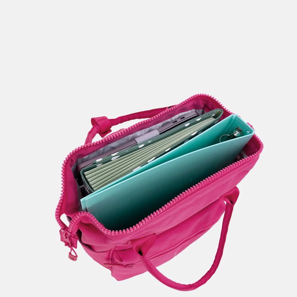 New Rebels Weverly rugzak S ultra pink bij Duifhuizen
