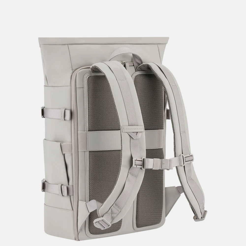 Kapten & Son Helsinki Pro rugzak 15 inch greige bij Duifhuizen