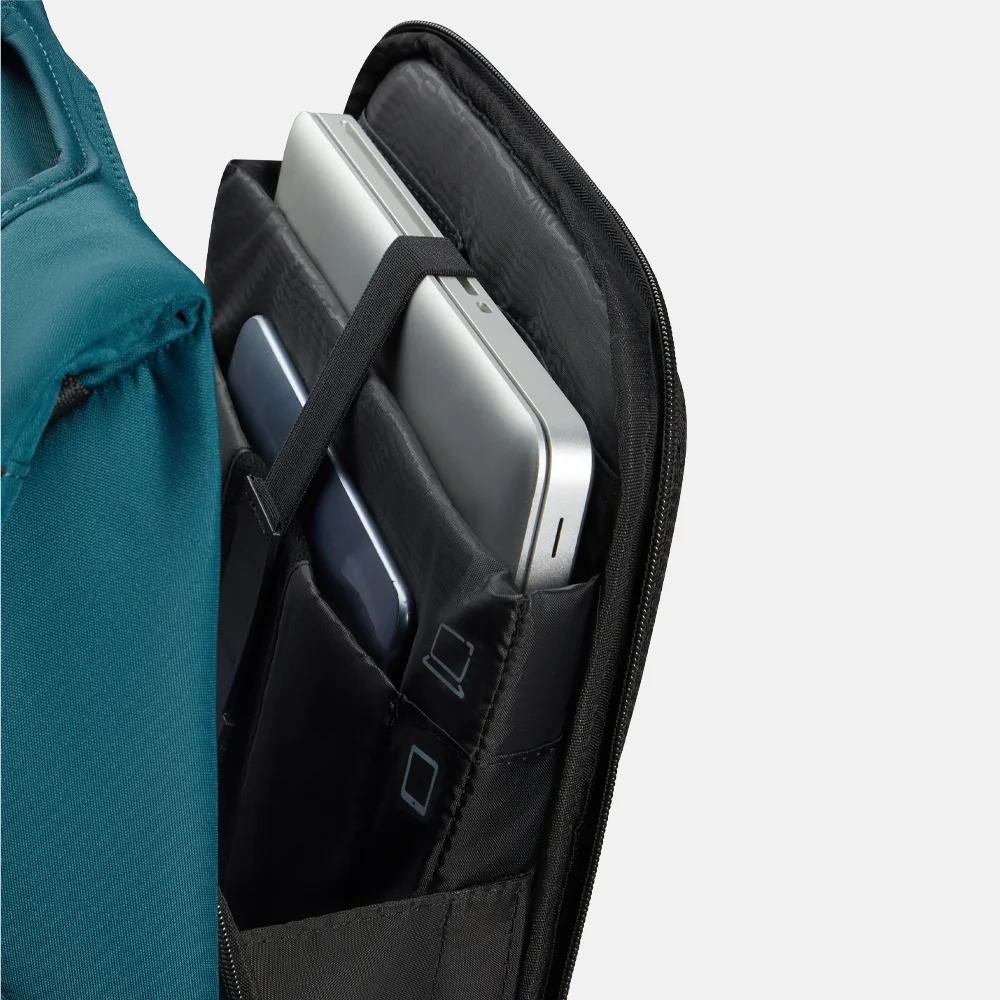 Samsonite Securipak 2.0 laptoprugzak 15.6 inch petrol bij Duifhuizen
