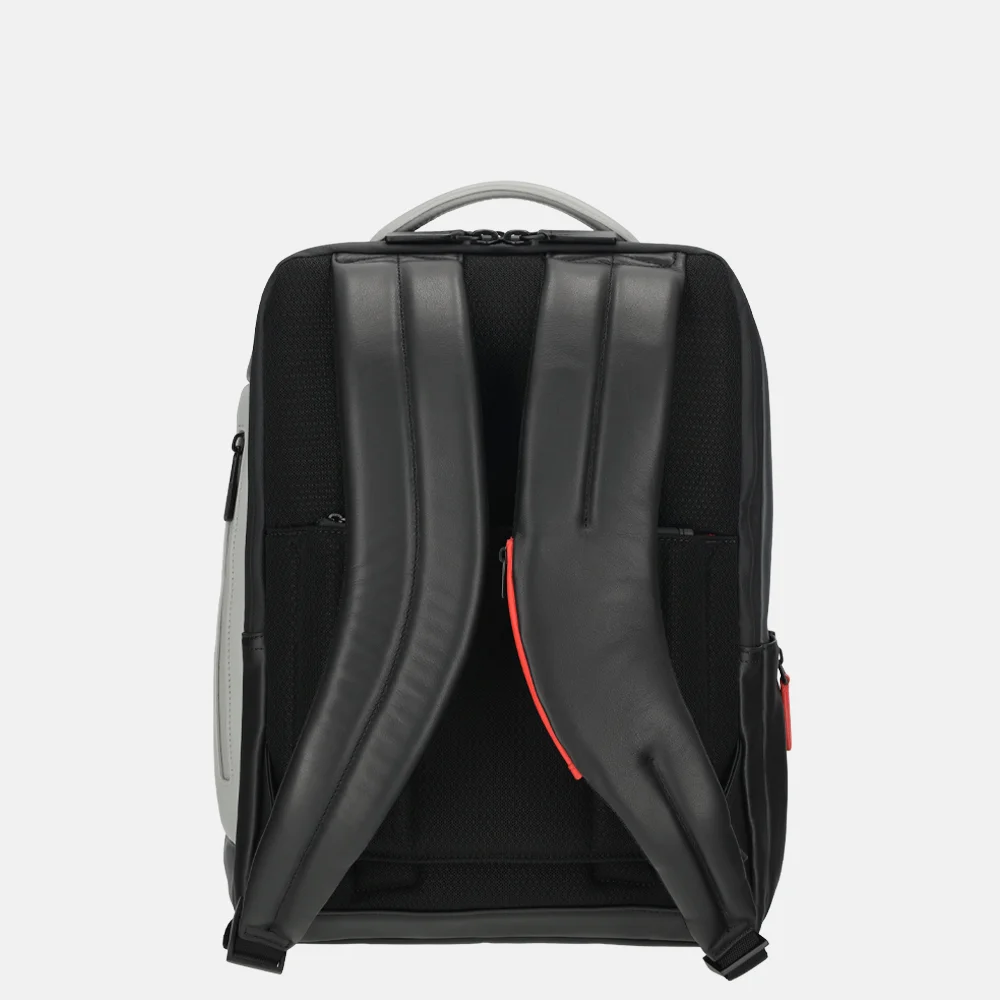 Piquadro Urban laptoprugzak 14 inch grey nero bij Duifhuizen